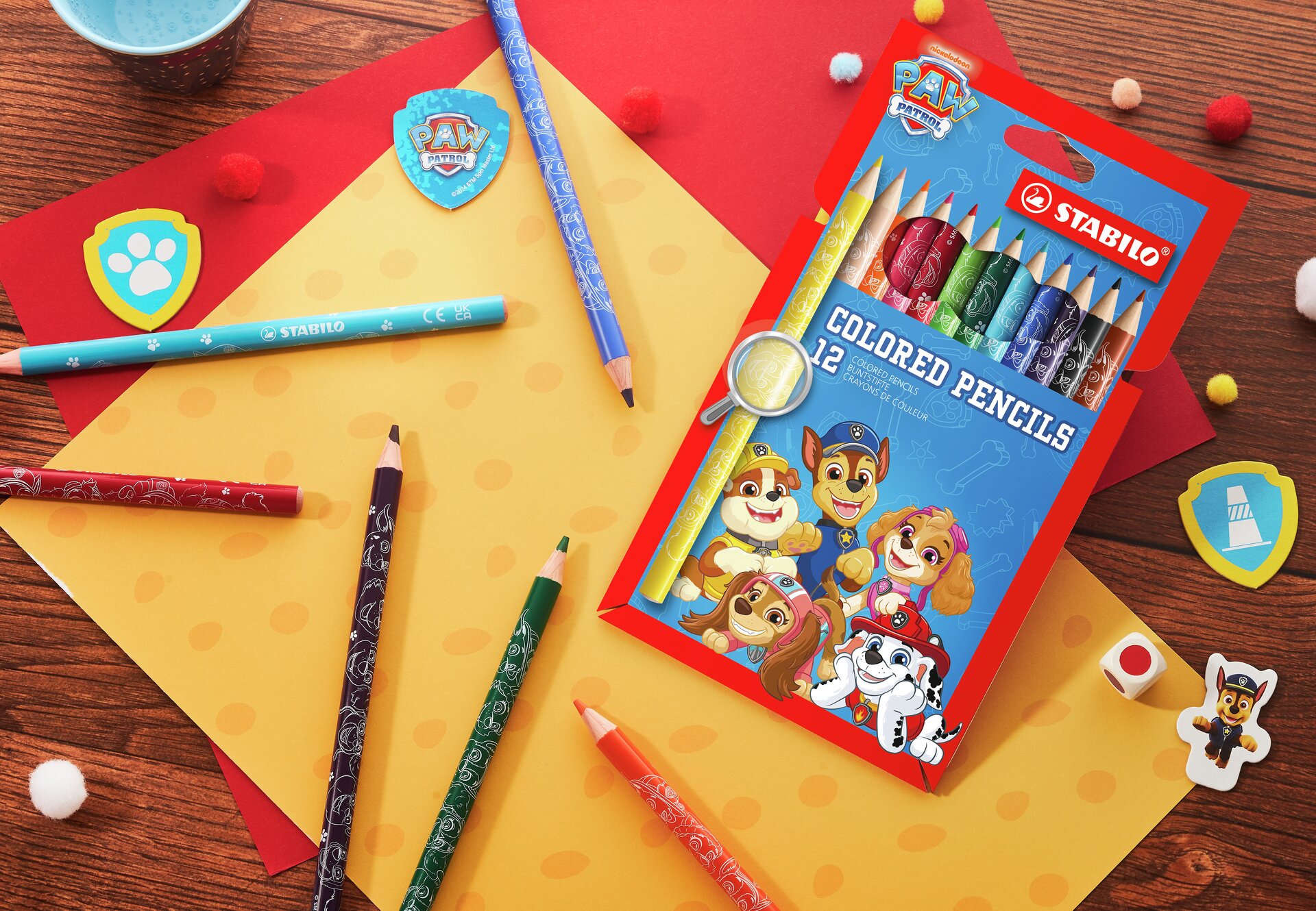 Matite colorate STABILO Colored Pencil Edition PAW Patrol