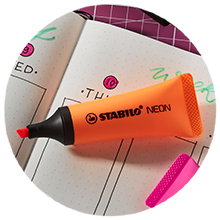 Text Marqueurs STABILO NEON