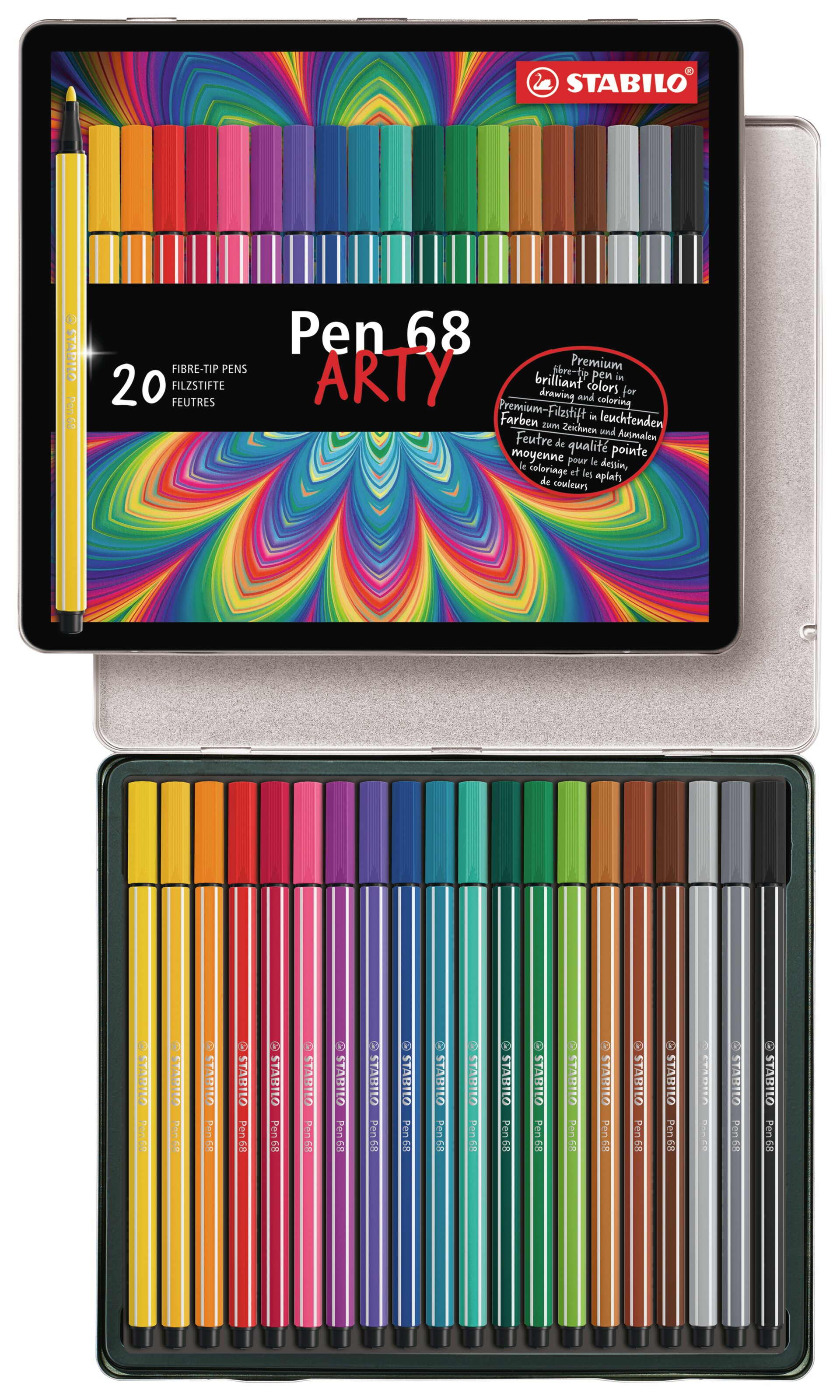 Premium fibre-tip pen STABILO Pen 68 Fiber-Tip Pen STABILO Pen 68 ARTY