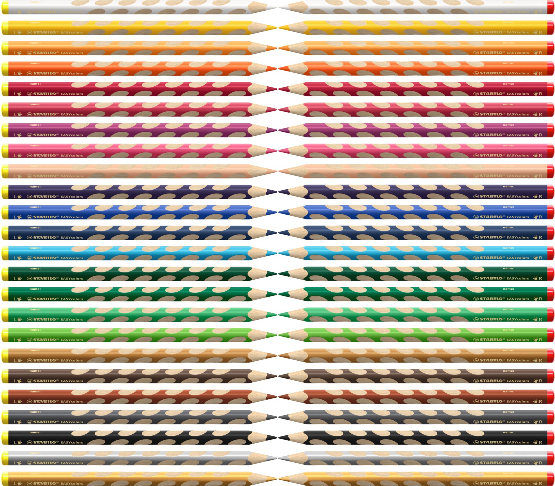 Bleistifte, Buntstifte, Buntstifte gemustert, Kunstbedarf, Schreibware