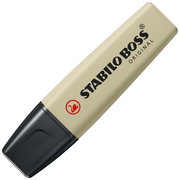 Textmarker STABILO BOSS ORIGINAL NatureCOLORS, Stabilo Boss, Textmarker, Beigefarben, Schwarze Kappe, Marker