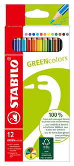 Colored Pencils STABILO GREENcolors