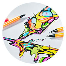 Stylos-feutres STABILO point 88 ARTY