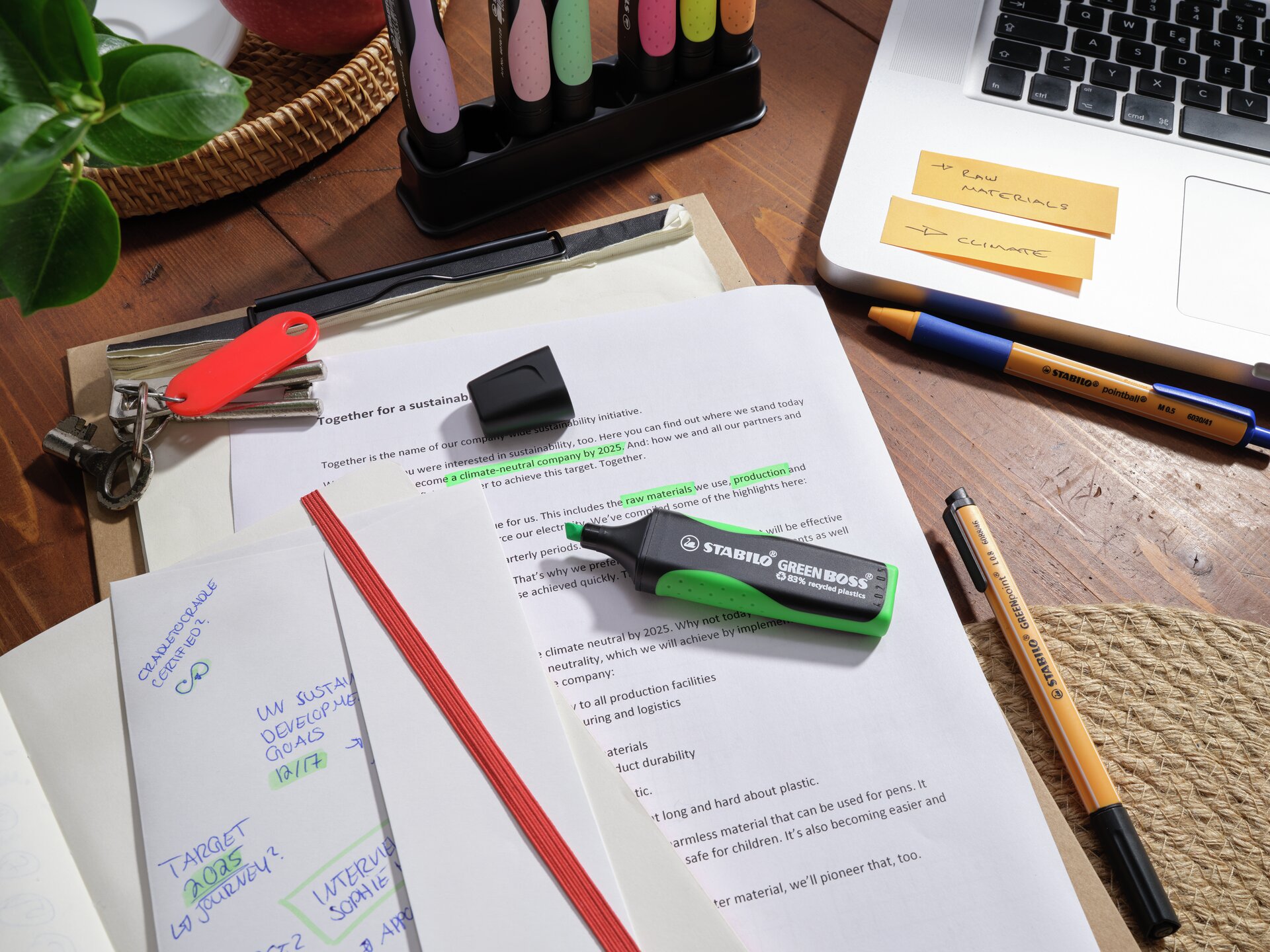 Markeerstiften STABILO GREEN BOSS