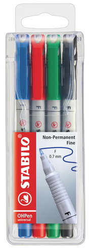Feutres pour rétroprojection et surfaces lisses STABILO OHPen universal