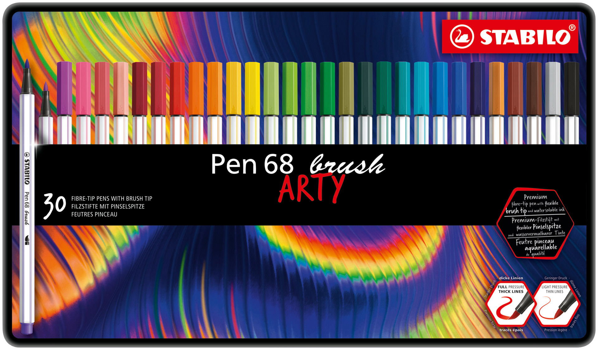 Pennarello STABILO Pen 68 brush