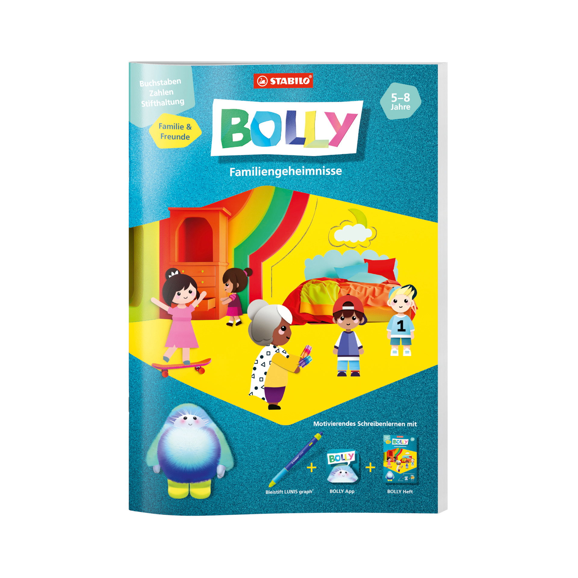 Übungsheft & App-Welt STABILO BOLLY Familie & Freunde Gedruckte Bücher
