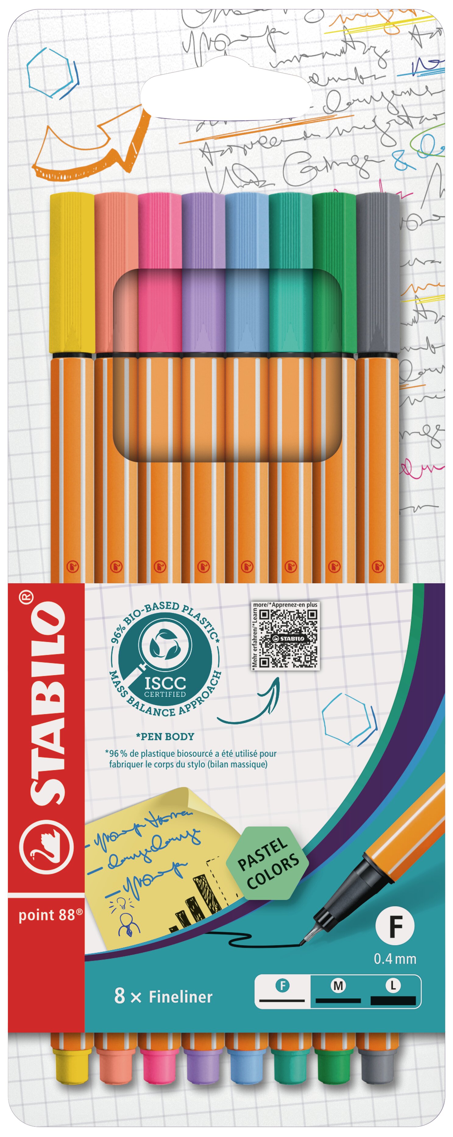 Stylo-feutre pointe fine STABILO point 88 Stylos-feutres STABILO point 88