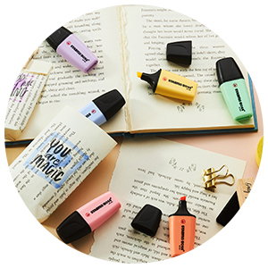 Text Marqueurs STABILO BOSS MINI Pastel