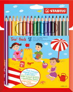 Colored Pencils STABILO Trio thick