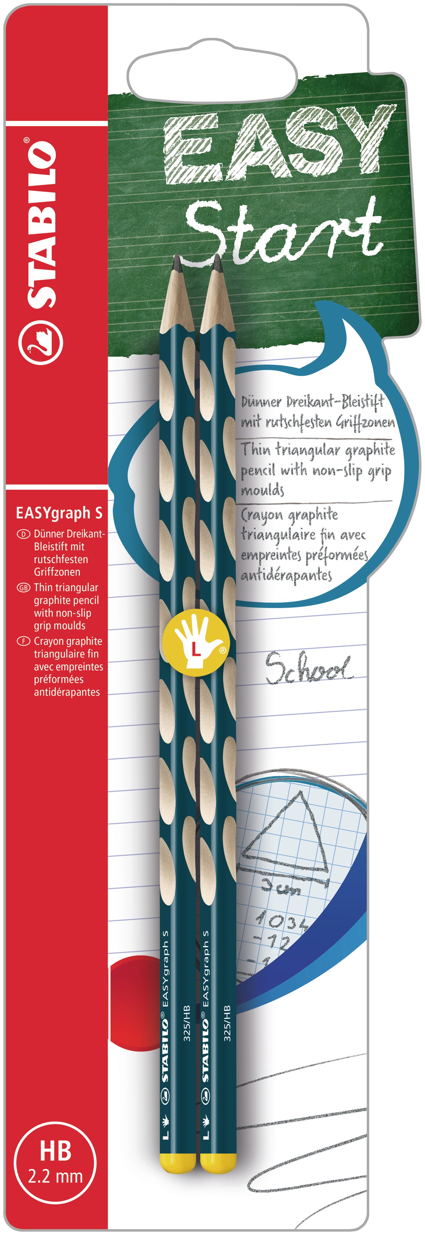 Matita in grafite ergonomica con fusto sottile STABILO EASYgraph S Matite STABILO EASYgraph S
