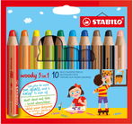 Colored Pencils STABILO woody 3 in 1