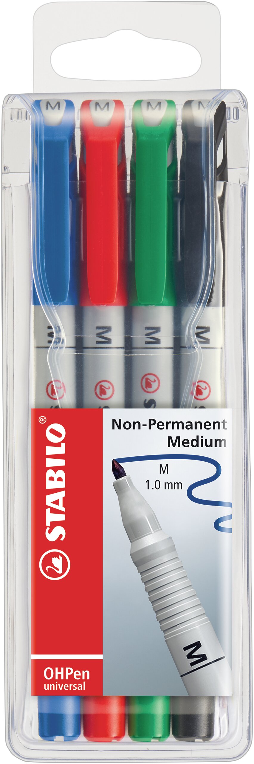 Folienstift STABILO OHPen universal M - wasserlöslich Folienstifte STABILO OHPen universal