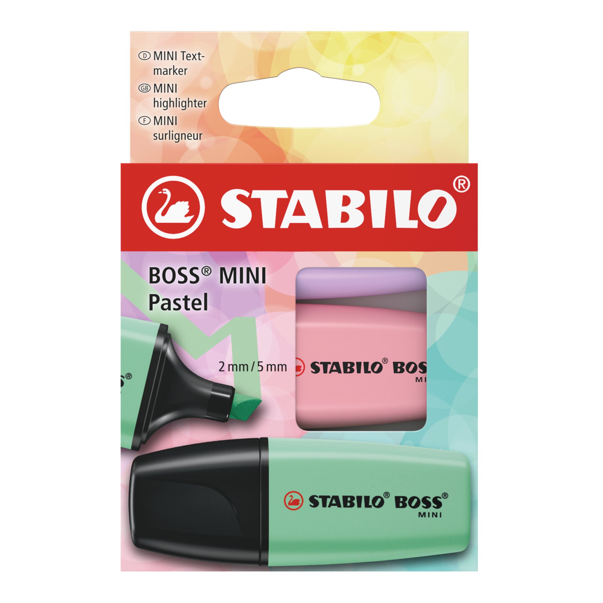 Markeerstiften STABILO BOSS MINI Pastel