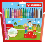 Fiber-Tip Pen STABILO Trio A-Z