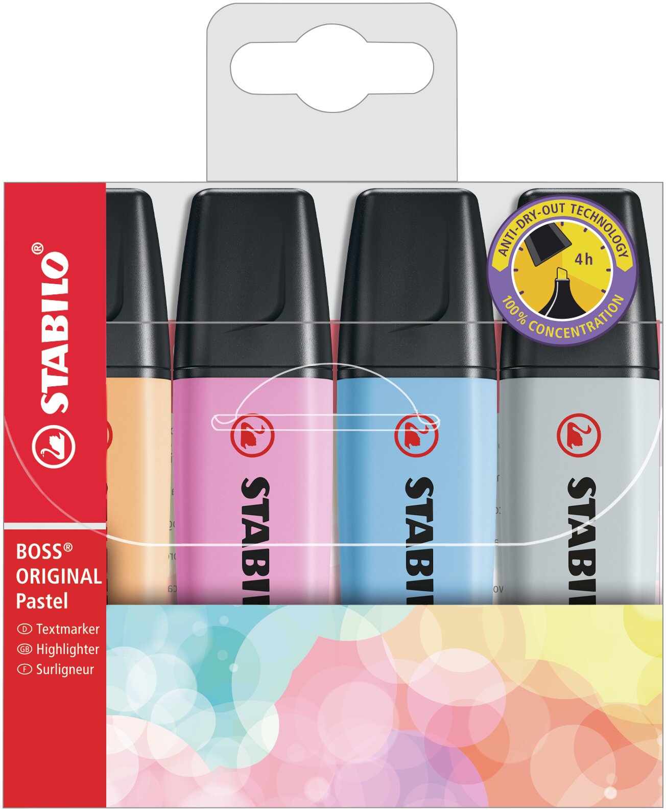 Surligneur STABILO BOSS ORIGINAL Pastel Text Marqueurs STABILO BOSS ORIGINAL Pastel
