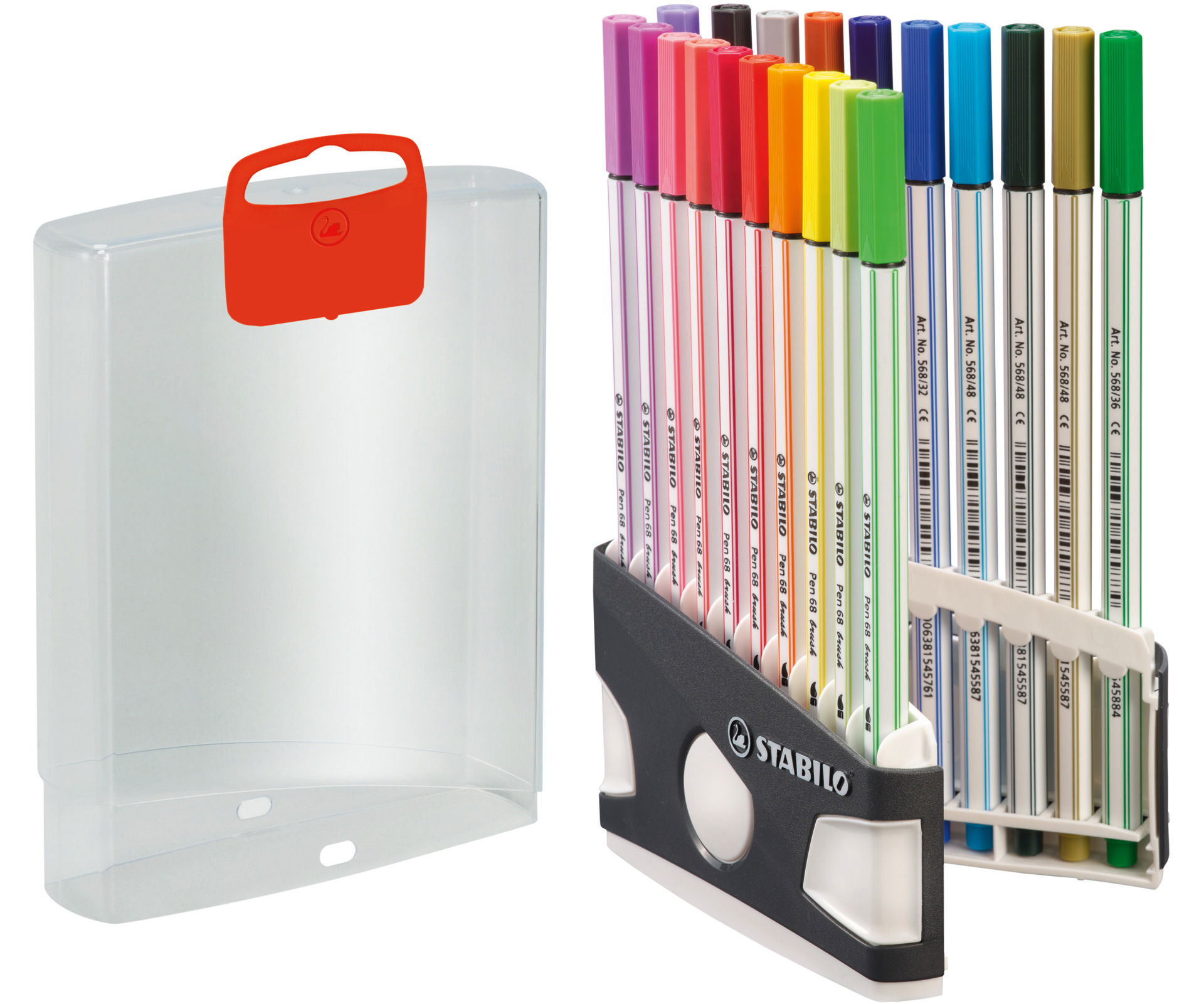 Premium felt-tip pen with brush tip STABILO Pen 68 brush Premium felt-tip pen with brush tip STABILO Pen 68 brush