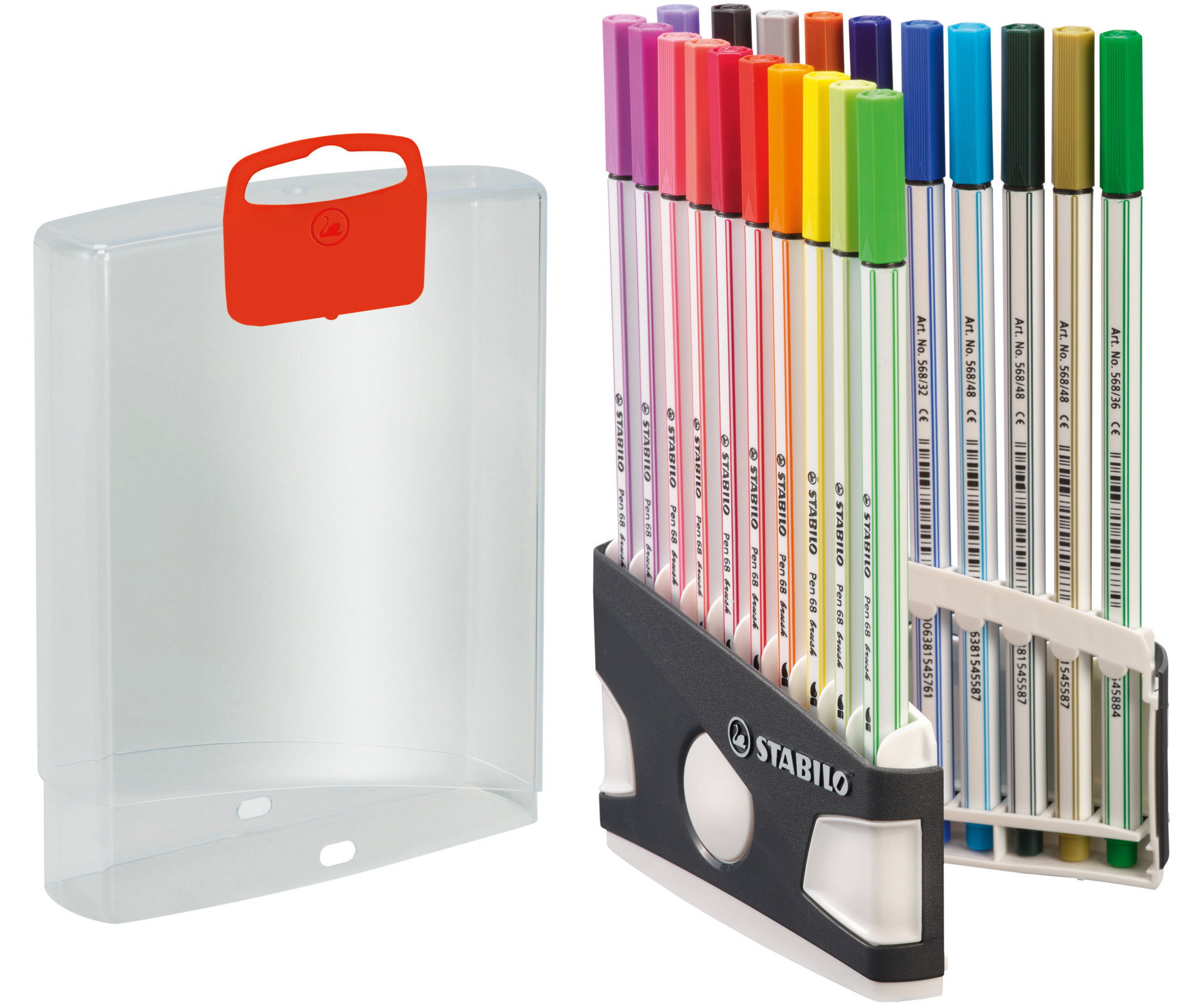 Premium-Filzstift mit Pinselspitze STABILO Pen 68 brush ARTY Premium-Filzstift mit Pinselspitze STABILO Pen 68 brush ARTY