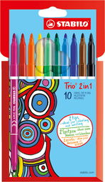 Feutres STABILO Trio 2 in 1