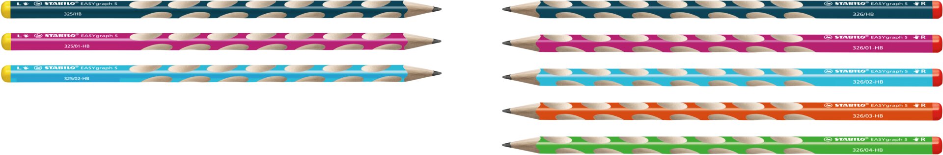 Tenká ergonomická trojhranná grafitová tužka STABILO EASYgraph S Tenká ergonomická trojhranná grafitová tužka STABILO EASYgraph S