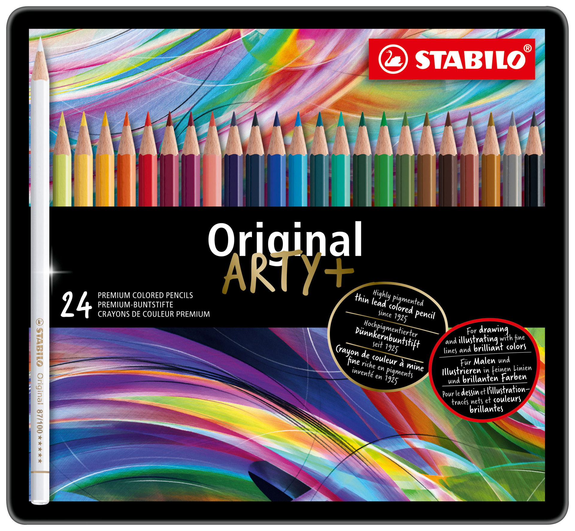 Crayons de couleurs STABILO Original ARTY+