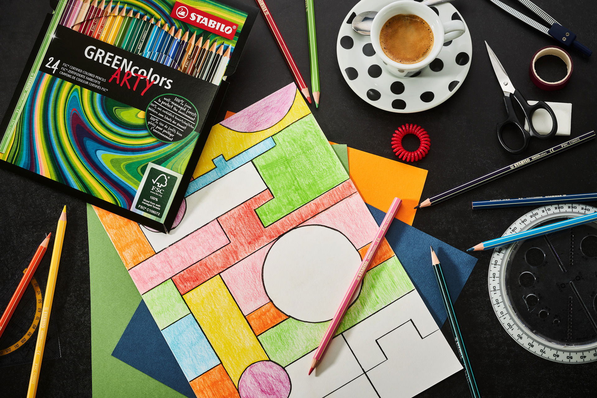 Crayons de couleurs STABILO GREENcolors ARTY