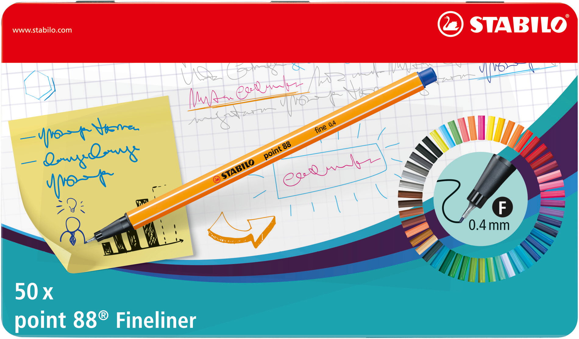 Fineliner & Filzschreiber STABILO point 88