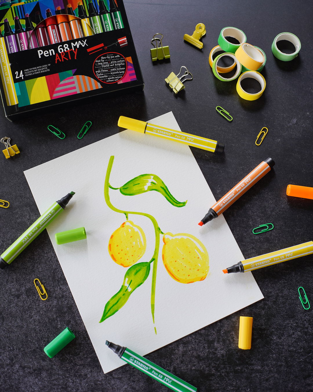 Feutres STABILO Pen 68 MAX