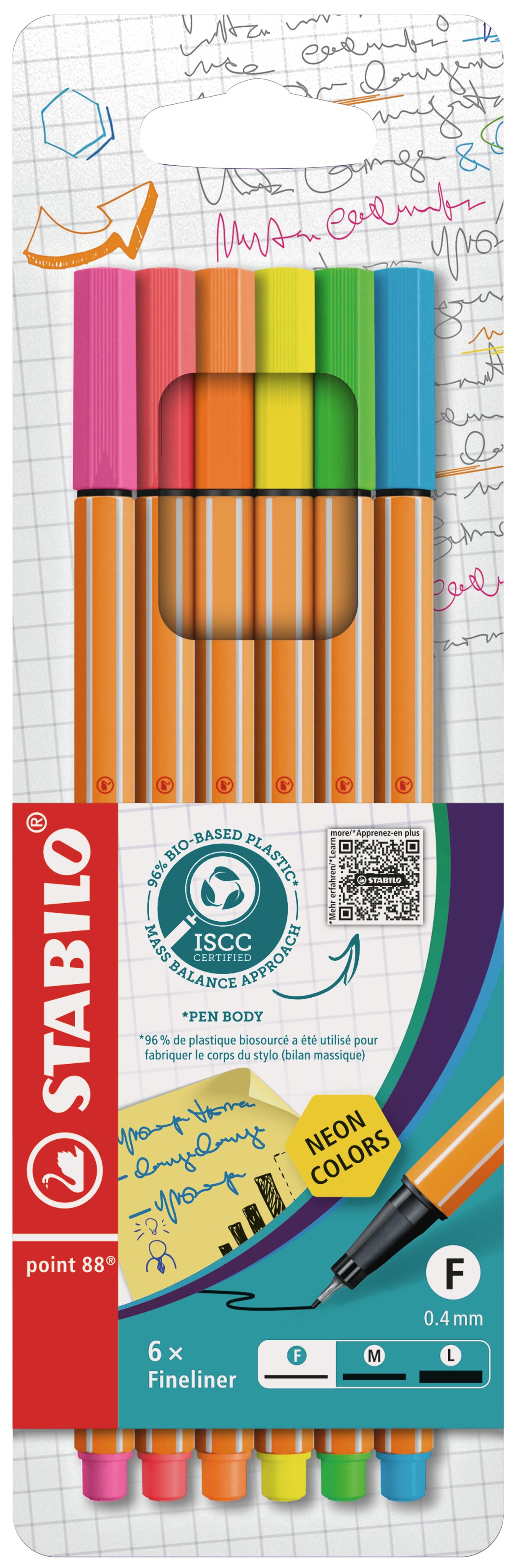 Stylo-feutre pointe fine STABILO point 88 Stylos-feutres STABILO point 88