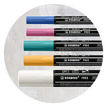 Toutes surfaces STABILO FREE Acrylic