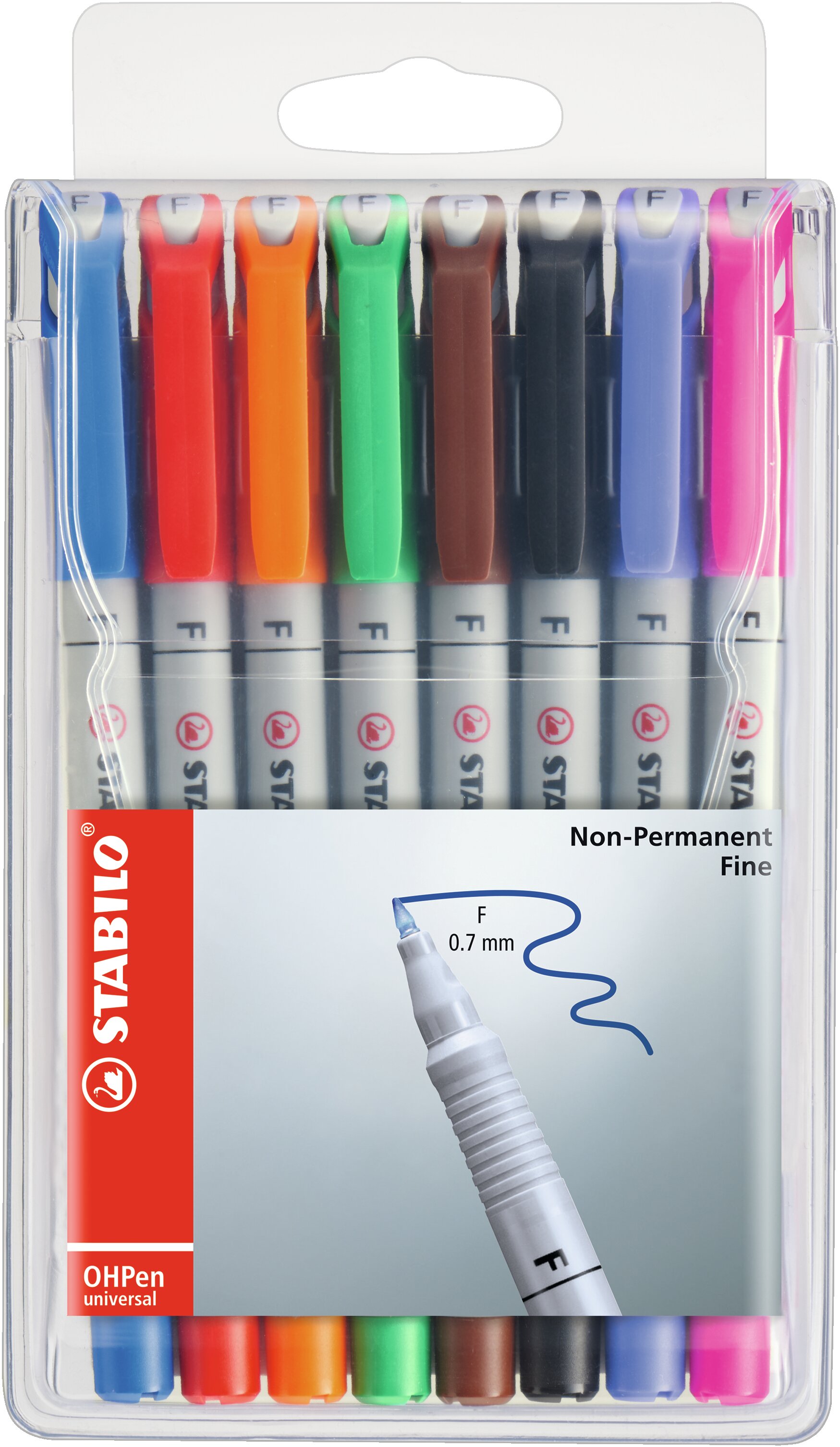Folienstift STABILO OHPen universal F - wasserlöslich Folienstifte STABILO OHPen universal