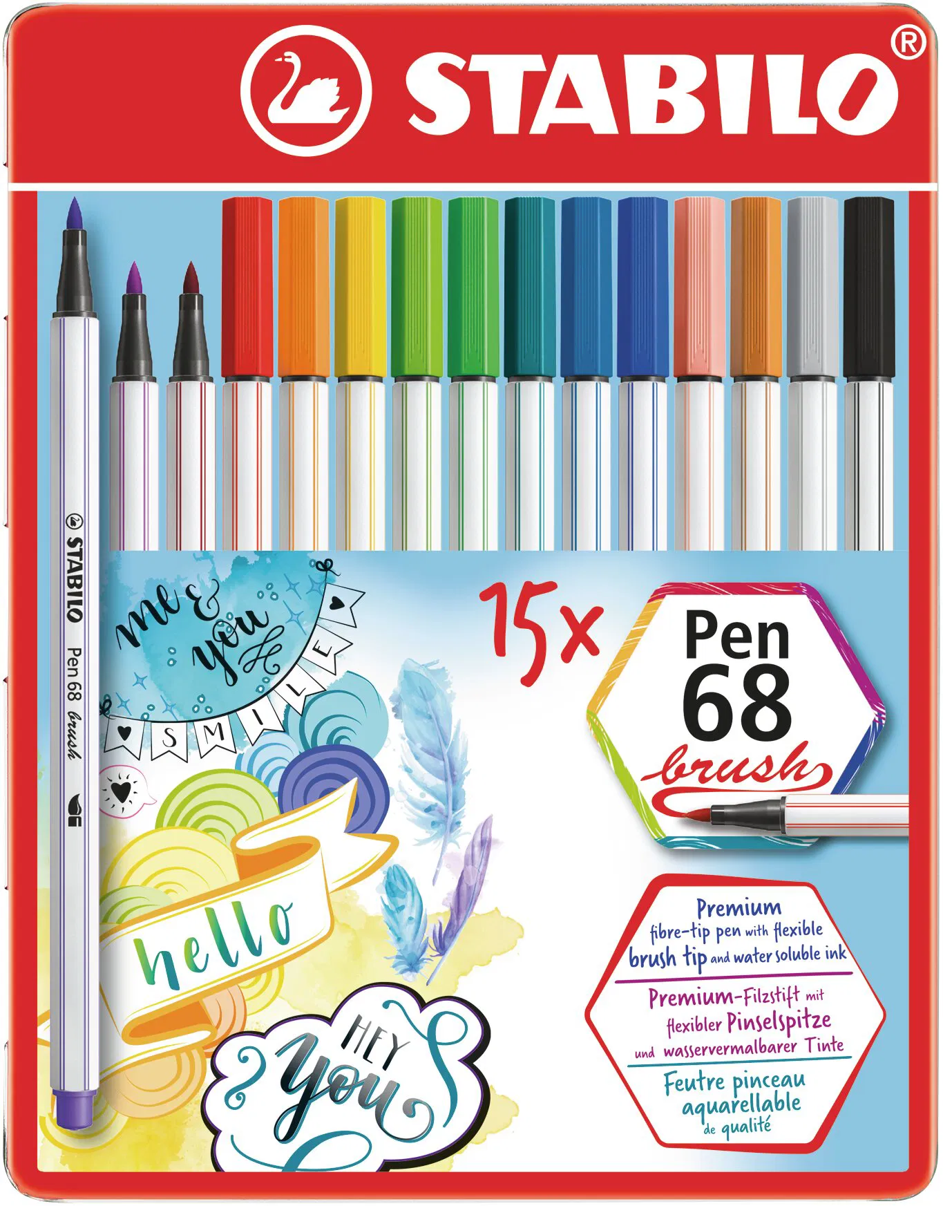 Feutres STABILO Pen 68 brush