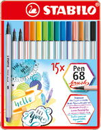 Fasermaler STABILO Pen 68 brush