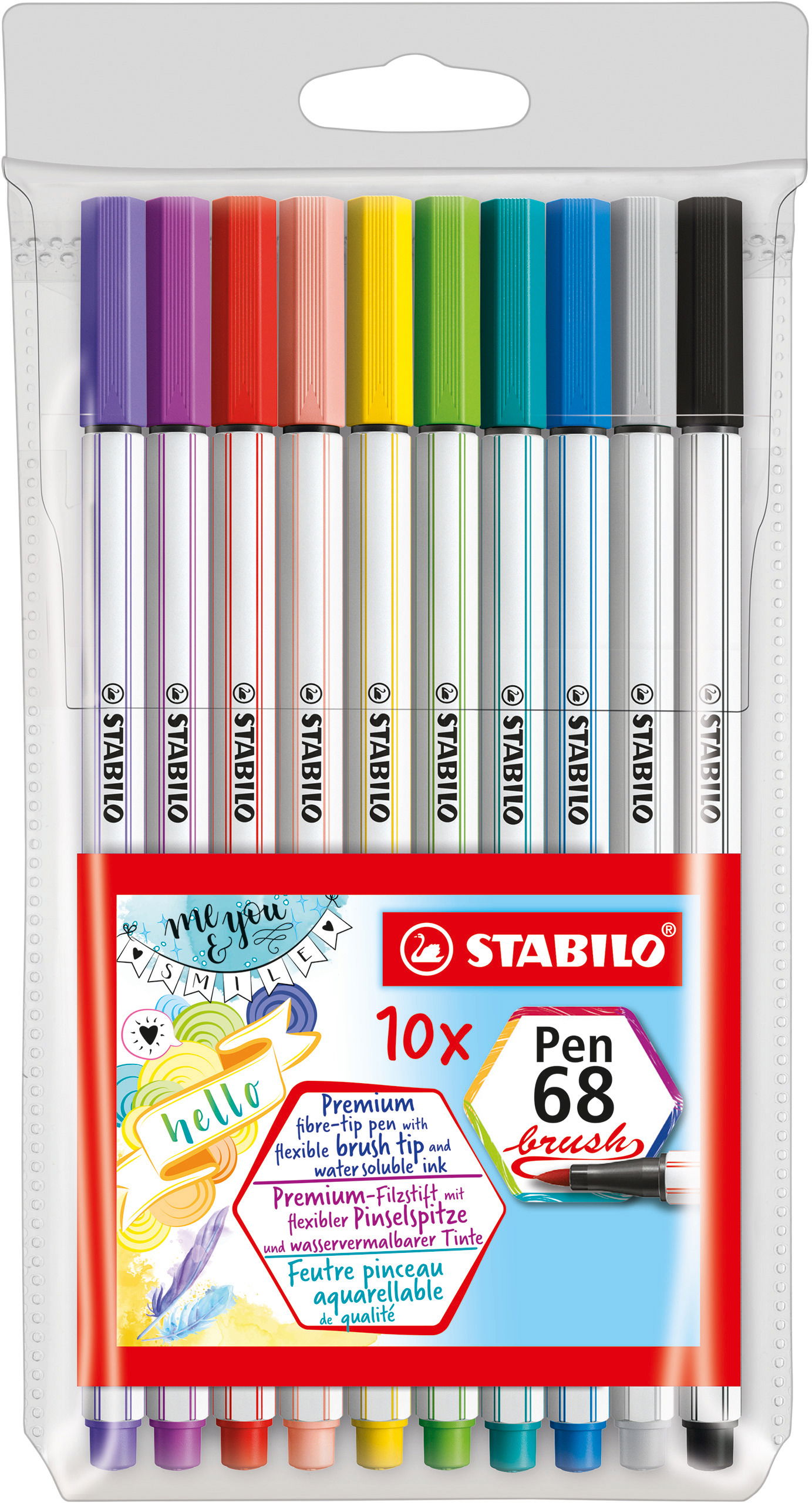 Rotulador premium con punta de pincel STABILO Pen 68 brush Rotulador punta de fibra STABILO Pen 68 brush