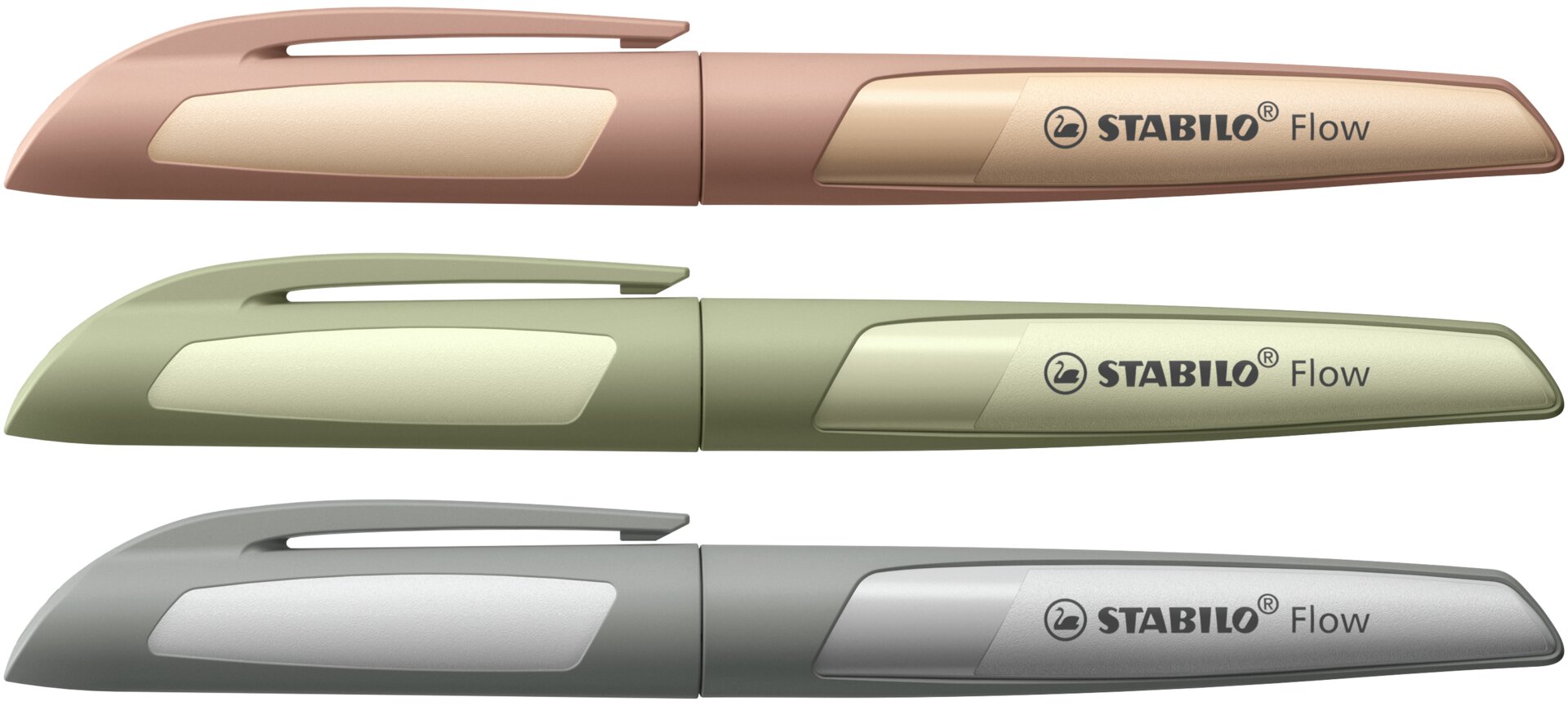 Füller STABILO Flow MONOCHROME stabilo flow, highlighter, marker, soft pastel, capsule design