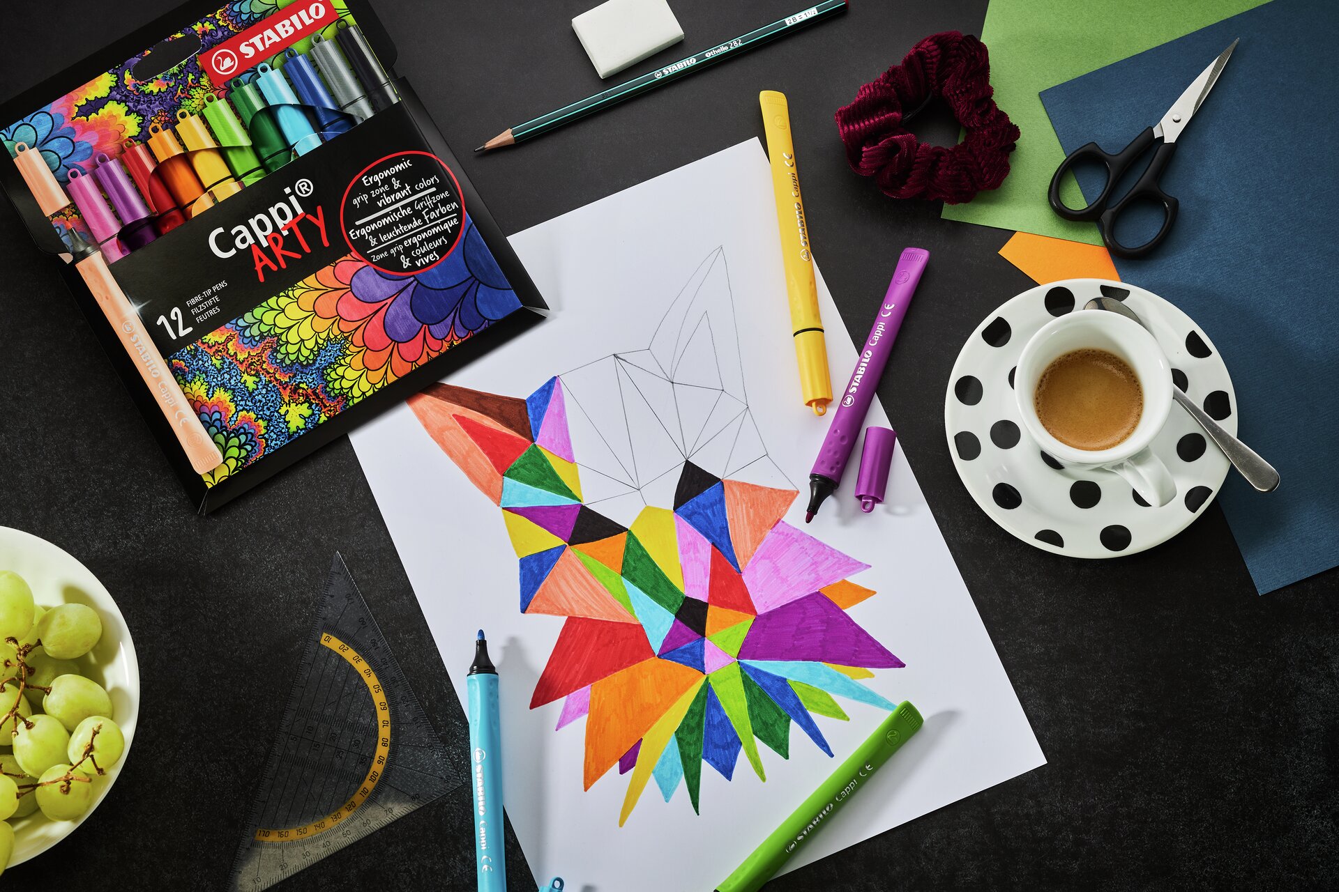 Fiber-Tip Pen STABILO Cappi ARTY