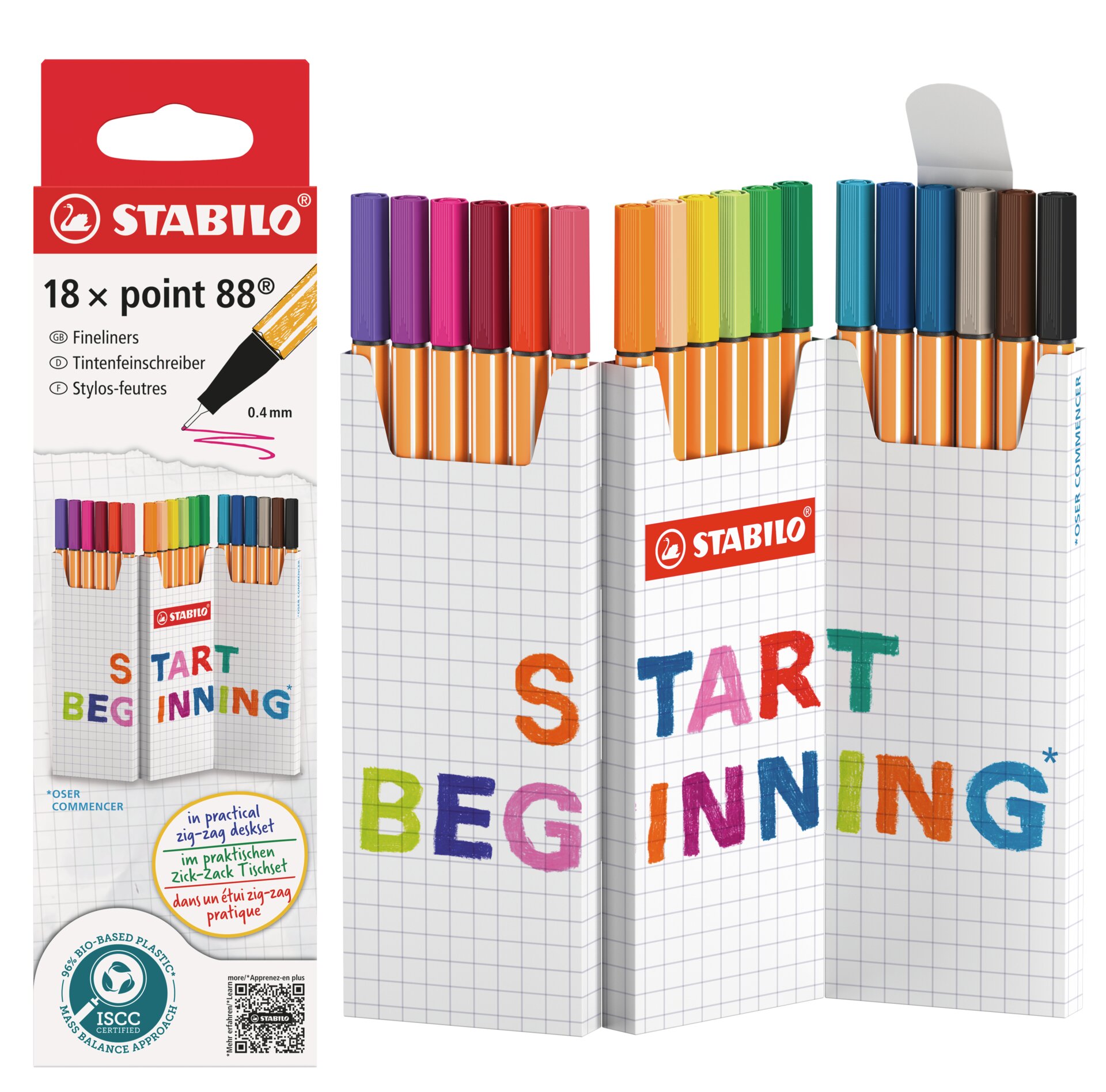 Stylos-feutres STABILO point 88