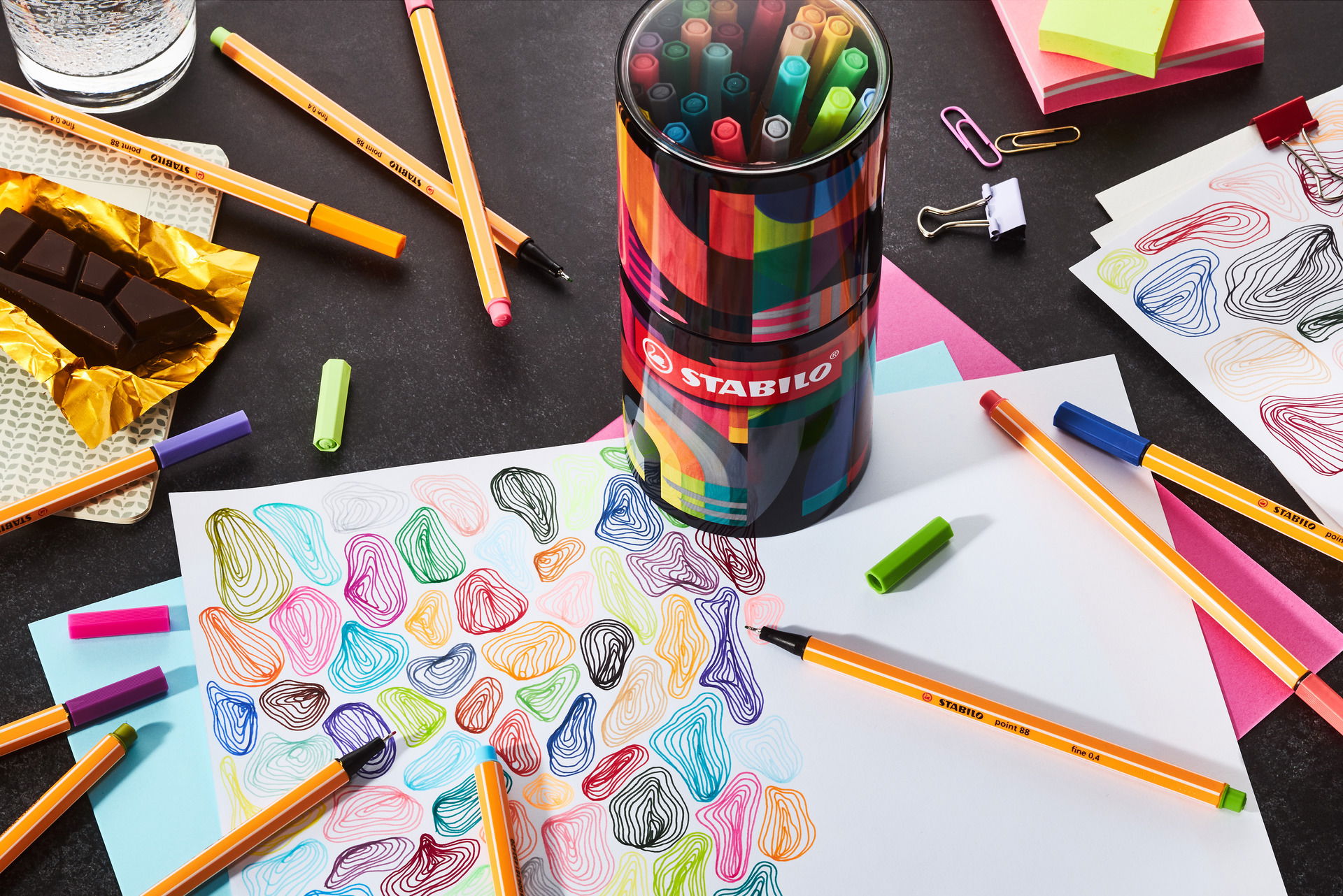 Stylos-feutres STABILO point 88 ARTY