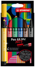 Rotulador punta de fibra STABILO Pen 68 MAX