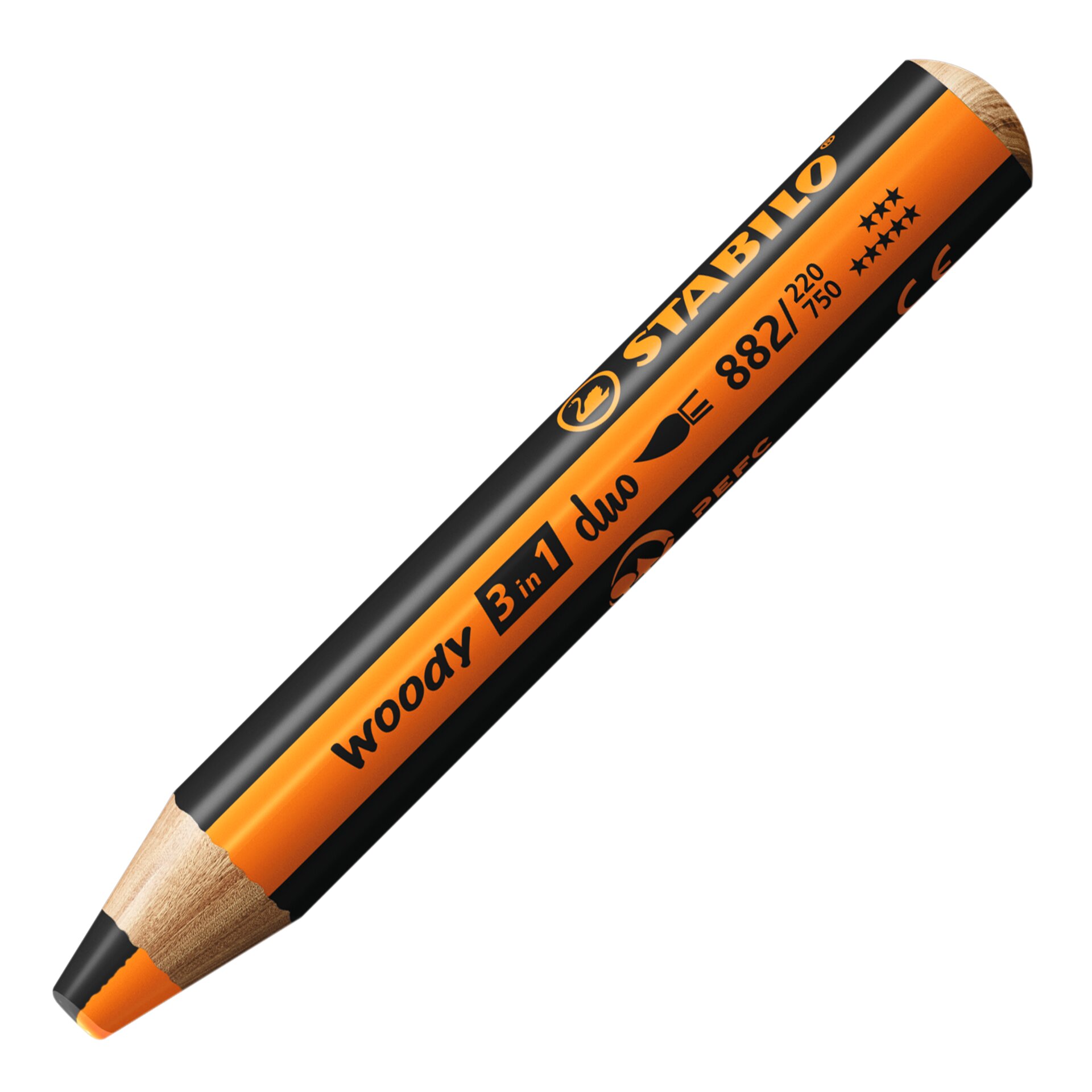 Multitalent-Stift mit Doppelspitze STABILO woody 3 in 1 duo Buntstifte STABILO woody 3 in 1 duo