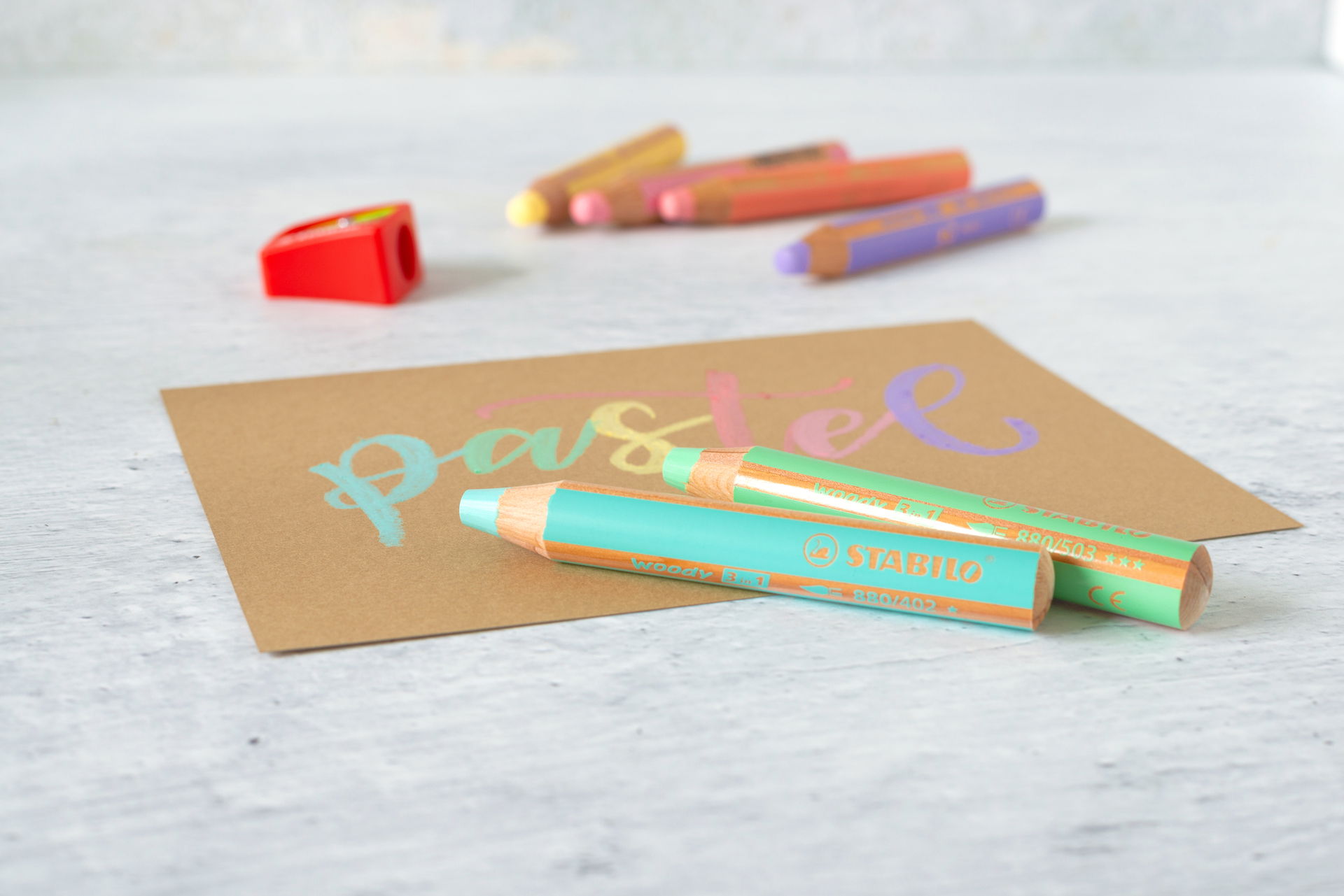 Pastelky STABILO woody 3 in 1