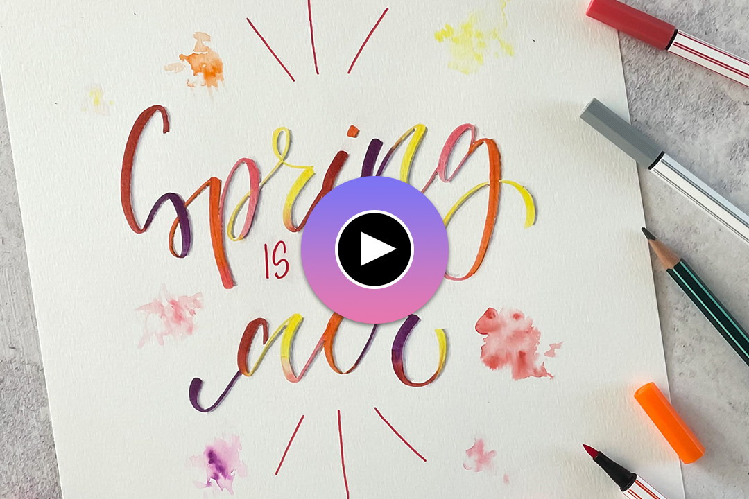 Spring Lettering