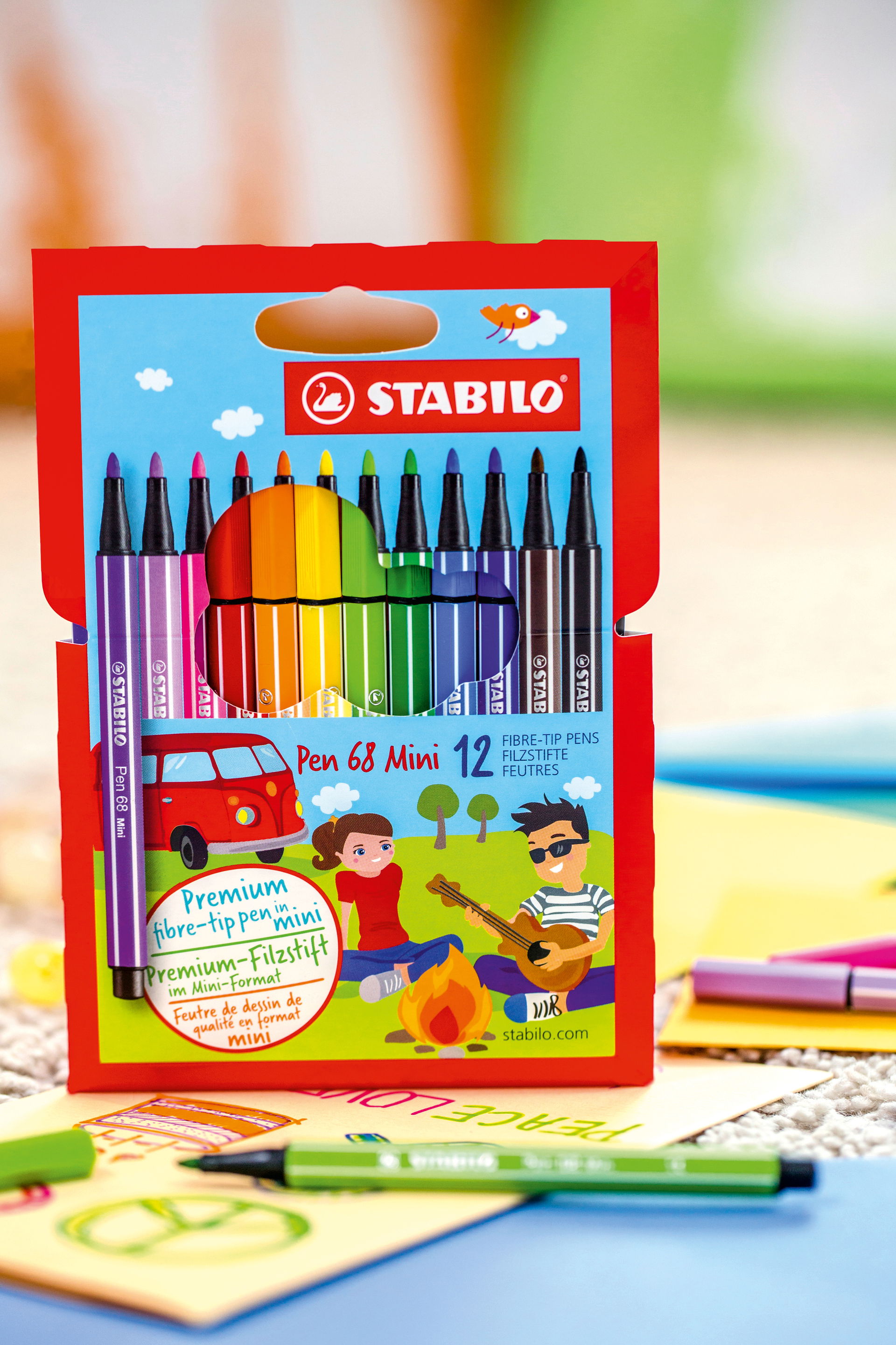 Fiber-Tip Pen STABILO Pen 68 Mini