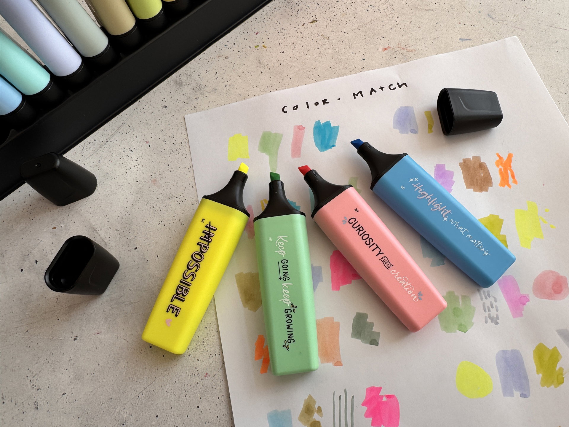 marker, highlight, highlighter, color markers, art supplies