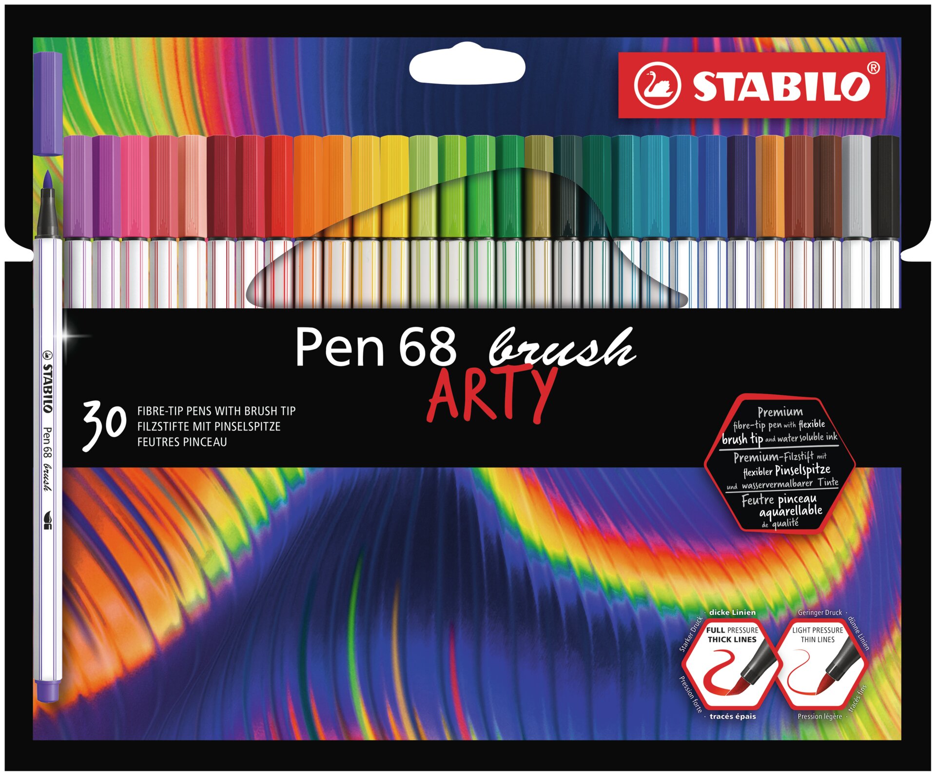 Feutre pinceau de qualité premium STABILO Pen 68 brush Feutres STABILO Pen 68 brush