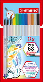 Fiber-Tip Pen STABILO Pen 68 brush