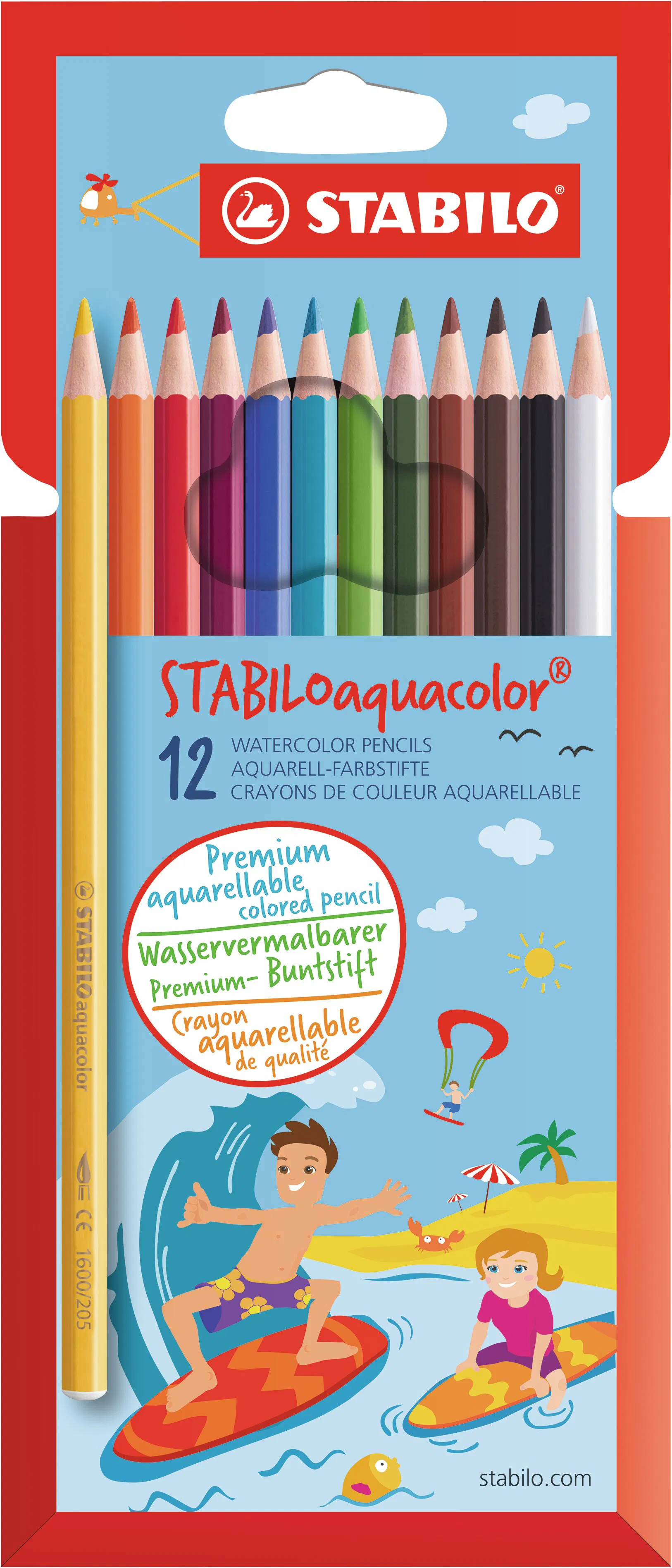 Aquarell-Buntstift STABILOaquacolor Buntstifte STABILOaquacolor