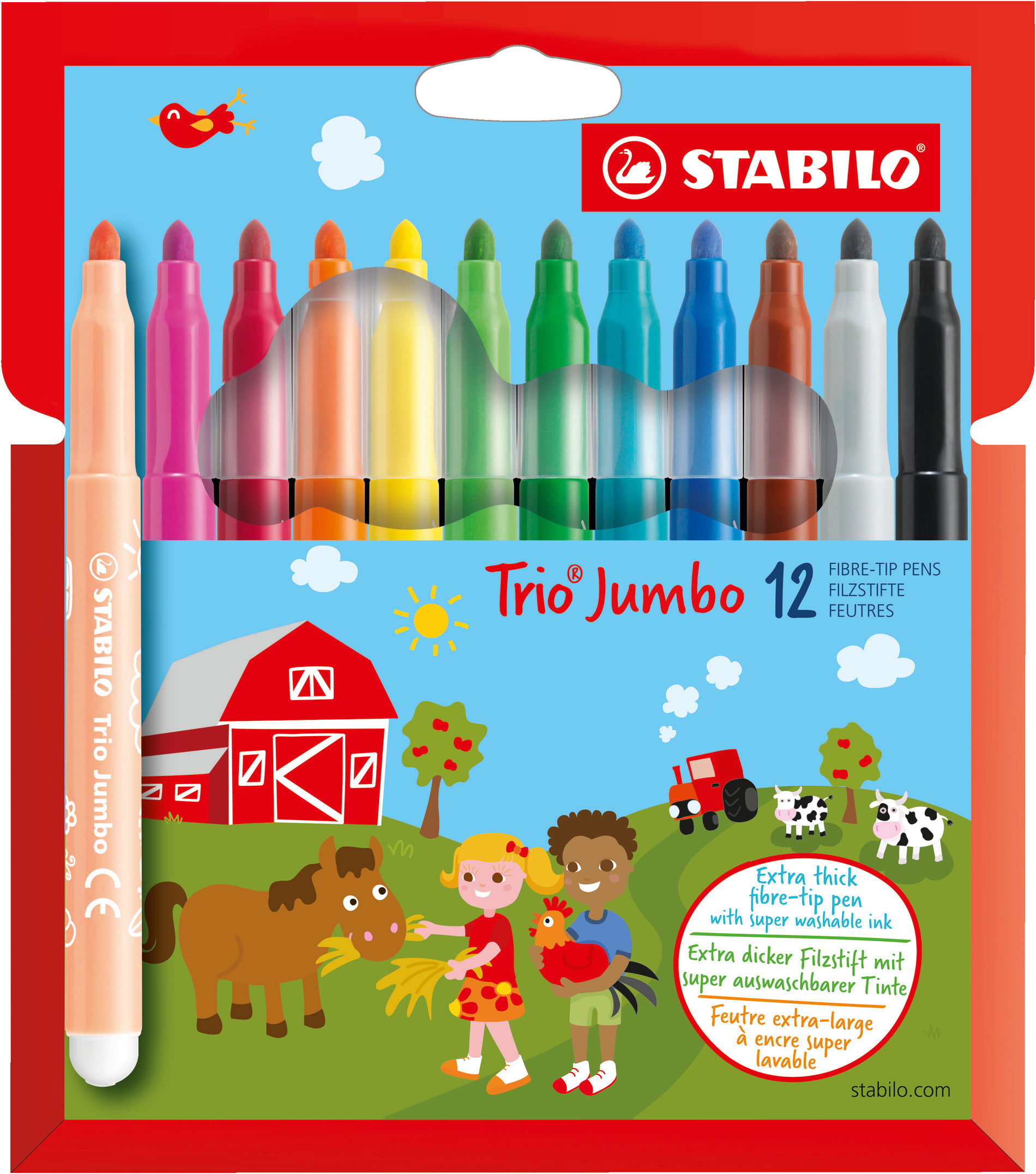 Fasermaler STABILO Trio Jumbo