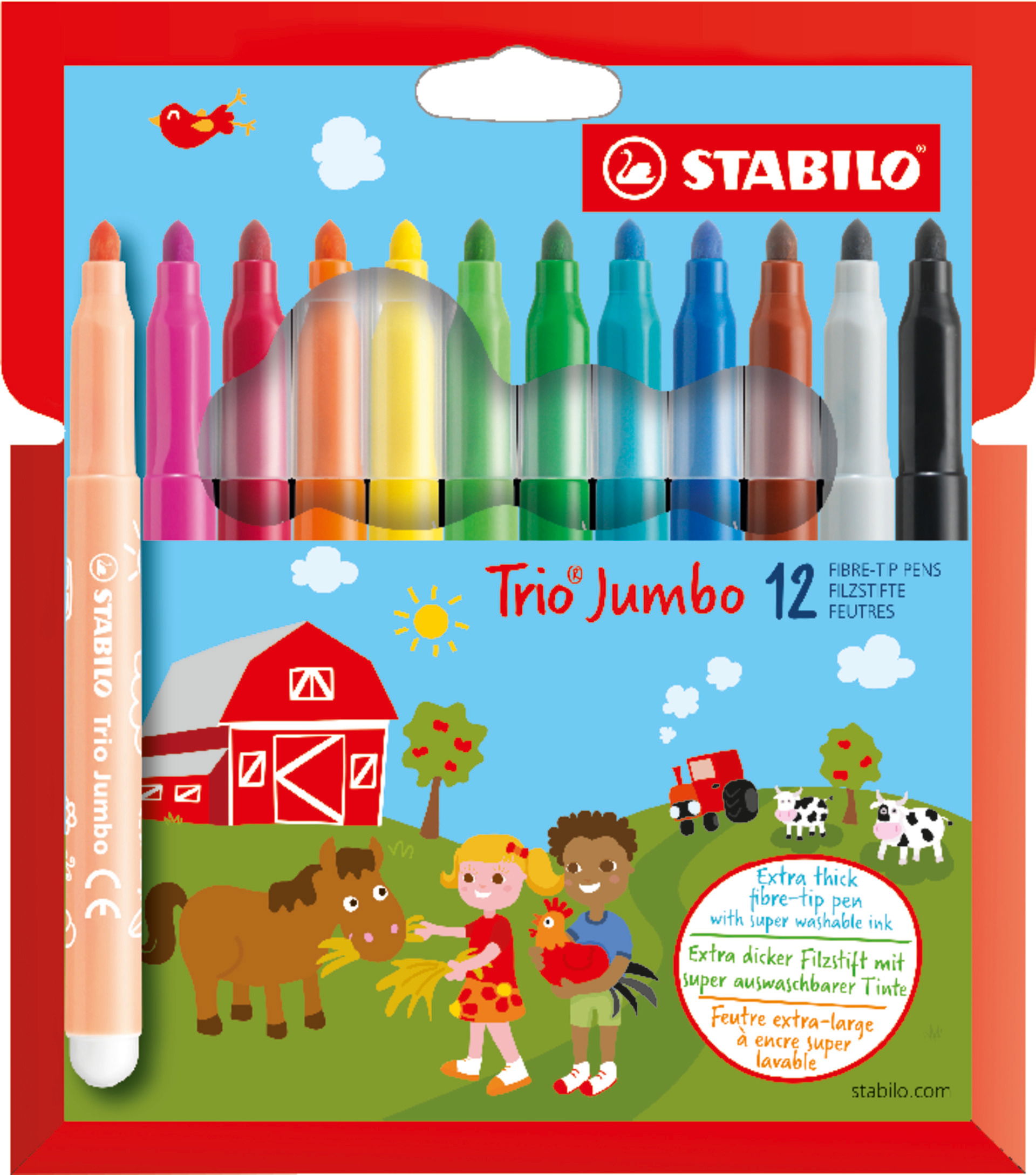 Feutres STABILO Trio Jumbo