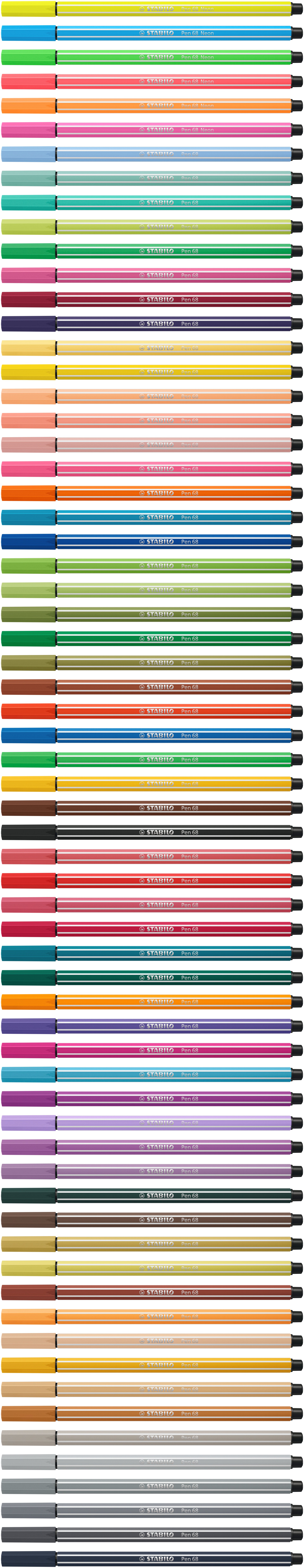 Marker, Farben Set, Farbige Stifte, Fineliner, Sortiertes Farbsortiment